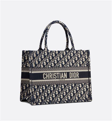 dior book tote oblique navy blue|CHRISTIAN DIOR Oblique Large Book Tote Blue Multicolor .